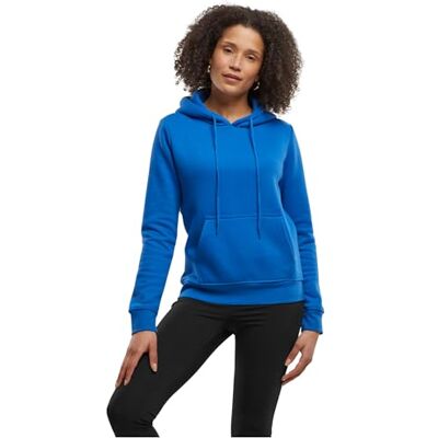 Build Your Brand Damhuvtröja Ladies Basic Hoody, basic huvtröja för kvinnor, normal passform, storlekar XS – 5XL, Intenseblue, M Build Your Brand Damhuvtröja Ladies Basic Hoody, basic huvtröja för kvinnor, normal passform, storlekar XS – 5XL, Intenseblue, M
