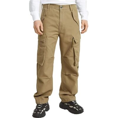 G-STAR RAW R-3N vanlig rak Cargo, Beige (Safari Gd D25224-d752-c805), 35W x 32L G-STAR RAW R-3N vanlig rak Cargo, Beige (Safari Gd D25224-d752-c805), 35W x 32L