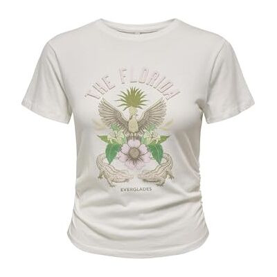 ONLY Onllucy Life S/S Summer Top Box JRS, Molndansare, XL ONLY Onllucy Life S/S Summer Top Box JRS, Molndansare, XL