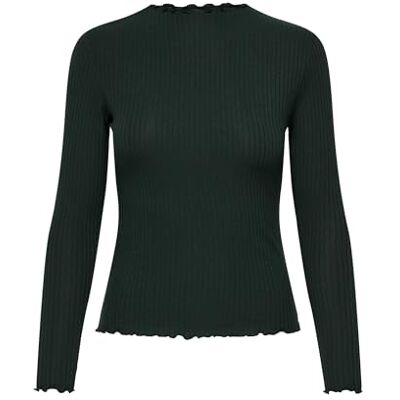 ONLY Endast Onlemma L/S High Neck Top Noos JRS, Scarab, XS ONLY Endast Onlemma L/S High Neck Top Noos JRS, Scarab, XS