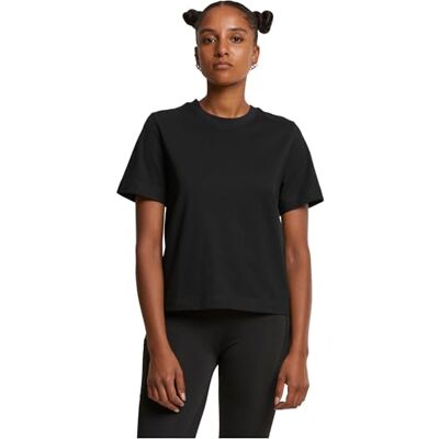 Urban Classics Ladies Organic Boxy Tee, svart, L Urban Classics Ladies Organic Boxy Tee, svart, L