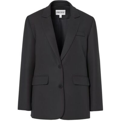 PIECES Pckamil Ls Loose Blazer Noos Bc, svart, XS PIECES Pckamil Ls Loose Blazer Noos Bc, svart, XS