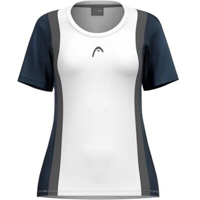 HEAD Club 25 TECH T-shirt kvinnor marinblå vit, Marinblå vit, S HEAD Club 25 TECH T-shirt kvinnor marinblå vit, Marinblå vit, S
