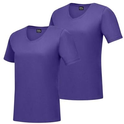 Hanes kvinnors lättvikt Nano t-shirt, lila, liten Hanes kvinnors lättvikt Nano t-shirt, lila, liten