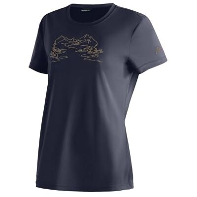 MAIER SPORTS Wilma Print - Damfunktionströja med kort ärm och normal passform MAIER SPORTS Wilma Print - Damfunktionströja med kort ärm och normal passform