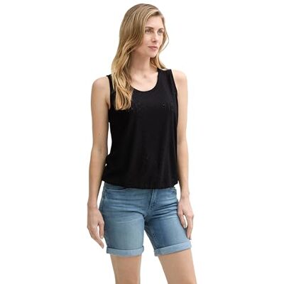 TOM TAILOR damtopp, 14482 – djup svart, M TOM TAILOR damtopp, 14482 – djup svart, M