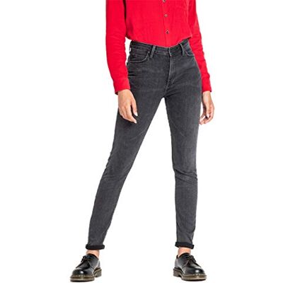 Lee dam Jeans SCARLETT HIGH, BLACK BUCKLIN, 25W / 31L Lee dam Jeans SCARLETT HIGH, BLACK BUCKLIN, 25W / 31L