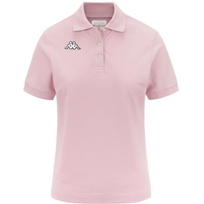 Kappa Polo, dam, bomull, sport, modell: Sharas WSS logotyp, Rosa Peachskin, M Kappa Polo, dam, bomull, sport, modell: Sharas WSS logotyp, Rosa Peachskin, M