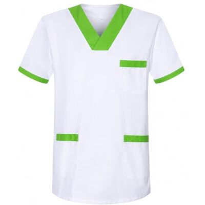 MISEMIYA Kasack Unisex Medicinsk Sjuksköterska Uniform Arbetsrengöring Estetisk Tandläkare Veterinärmedicinska Hälsovård 817, Äppelgrön 8171-18, XL MISEMIYA Kasack Unisex Medicinsk Sjuksköterska Uniform Arbetsrengöring Estetisk Tandläkare Veterinärmedicinska Hälsovård 817, Äppelgrön 8171-18, XL