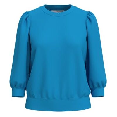 SELECTED WOMEN Selected kvinnor Slftenny 3/4 sweat top Noos, Malibu Blue, XS SELECTED WOMEN Selected kvinnor Slftenny 3/4 sweat top Noos, Malibu Blue, XS