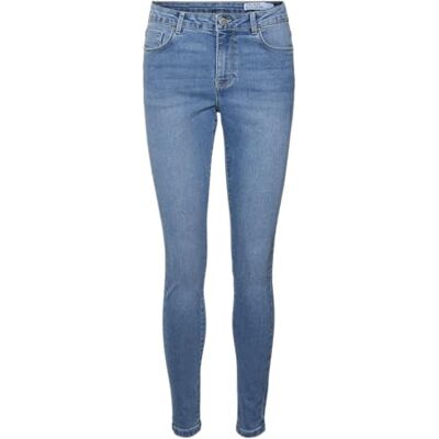 VERO MODA CURVE Vmcelly Mr Skinny Jeans Blue Cur Noos – plus size, Mellanblå denim, 48W / 32L VERO MODA CURVE Vmcelly Mr Skinny Jeans Blue Cur Noos – plus size, Mellanblå denim, 48W / 32L