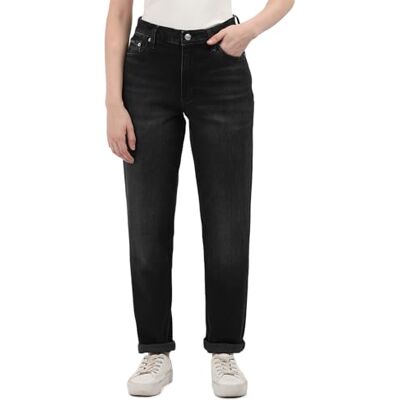 Calvin jeans dam MOM Jean J20J224035, avsmalnande denim, 28W/30L, Denim (denim svart), 28W x 30L Calvin jeans dam MOM Jean J20J224035, avsmalnande denim, 28W/30L, Denim (denim svart), 28W x 30L