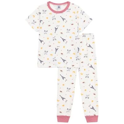 Petit Bateau Clean Mcjl Nattkläder Pojke, marshmallow/multico, 24 M�nader Petit Bateau Clean Mcjl Nattkläder Pojke, marshmallow/multico, 24 M�nader
