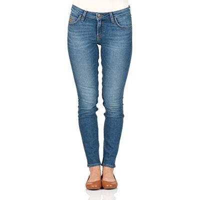 Lee Scarlett Skinny jeans för kvinnor, Blå (Blue Drop Em), 26W x 33L Lee Scarlett Skinny jeans för kvinnor, Blå (Blue Drop Em), 26W x 33L