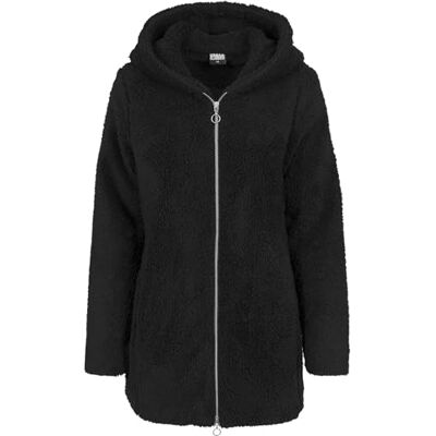 Urban Classics dam Jacka Ladies Sherpa Jacket, svart, S Urban Classics dam Jacka Ladies Sherpa Jacket, svart, S