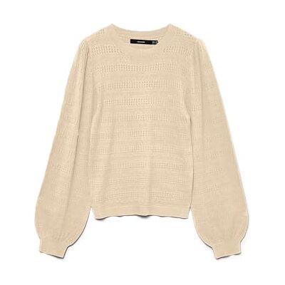 VERO MODA Vmlimone Ls O-hals tröja Boo, Björk, XS VERO MODA Vmlimone Ls O-hals tröja Boo, Björk, XS