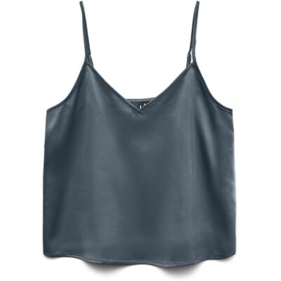 VERO MODA Vmmerle Singlet WVN Ga Noos, Stormigt väder, XS VERO MODA Vmmerle Singlet WVN Ga Noos, Stormigt väder, XS