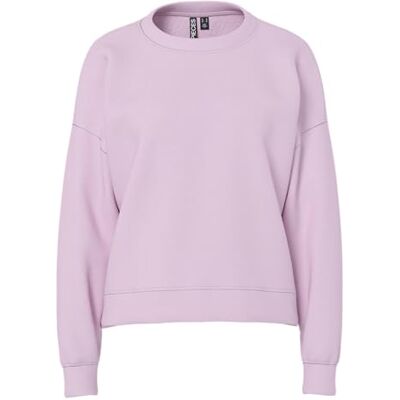 PIECES Pcchilli Ls Sweat Noos Bc, Charmerande orkidé, XS PIECES Pcchilli Ls Sweat Noos Bc, Charmerande orkidé, XS