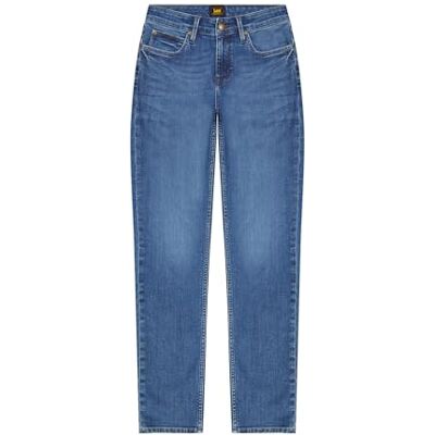 Lee Dam jeans Marion Straight, klassisk rak passform, raka ben, hyper mid, 27W x 33L Lee Dam jeans Marion Straight, klassisk rak passform, raka ben, hyper mid, 27W x 33L