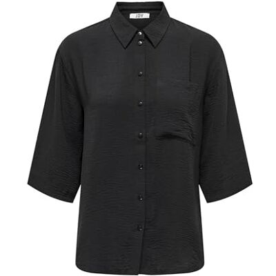 JDY DIVYA 3/4 lös skjorta WVN NOOS, svart, XL JDY DIVYA 3/4 lös skjorta WVN NOOS, svart, XL