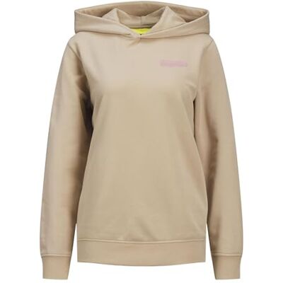 JJXX JACK&JONES JXASHLEY RLX LS Hood Sweat SWT, Fjädergrå, L JJXX JACK&JONES JXASHLEY RLX LS Hood Sweat SWT, Fjädergrå, L
