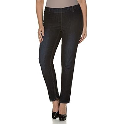 Ulla Popken dam jeggings denim M.bälte slang skinny jeans Ulla Popken dam jeggings denim M.bälte slang skinny jeans