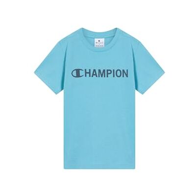 Champion Legacy pojkar, grafisk rund hals t-shirt, XS, ljusblå, Ljusblått, XS Champion Legacy pojkar, grafisk rund hals t-shirt, XS, ljusblå, Ljusblått, XS