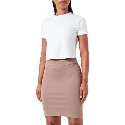 ONLY Bestseller A/S Damer Onltia Hw Pencil Slit Skirt PNT Rock, Valnöt, M ONLY Bestseller A/S Damer Onltia Hw Pencil Slit Skirt PNT Rock, Valnöt, M