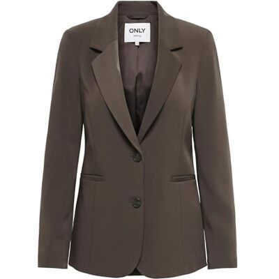 ONLY Onldove Life L/S Fit Blazer Cc TLR, Choklad martini, 40 ONLY Onldove Life L/S Fit Blazer Cc TLR, Choklad martini, 40