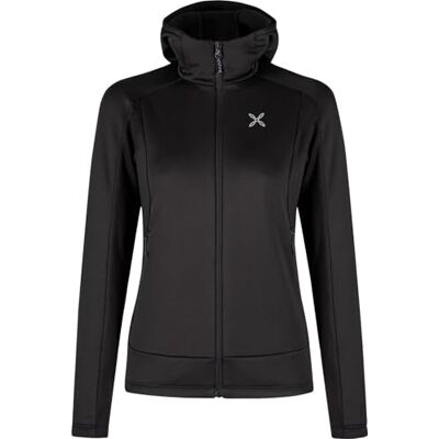 MONTURA Pulse Hooded Damtröja, Full Zip Sweatshirt för Utomhus och Fritid MONTURA Pulse Hooded Damtröja, Full Zip Sweatshirt för Utomhus och Fritid