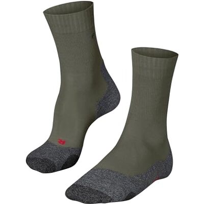 FALKE dam Vandringsstrumpor TK2 Explore W So ull funktionsmaterial tjock anti-blåsor 1 par, Grön Olive 7830, 39-40 FALKE dam Vandringsstrumpor TK2 Explore W So ull funktionsmaterial tjock anti-blåsor 1 par, Grön Olive 7830, 39-40