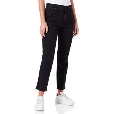 Wrangler Kvinnors retro skinny byxor, lätt svart, W26/L32 Wrangler Kvinnors retro skinny byxor, lätt svart, W26/L32