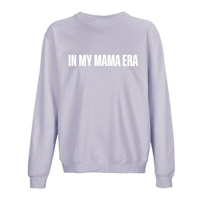 Tee Ali Mami, Tröja Rund halsringning Mama, lila, S Tee Ali Mami, Tröja Rund halsringning Mama, lila, S