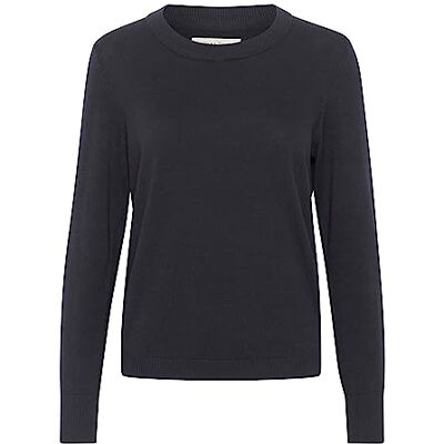 Part Two Kvinnors tröja med lång ärm smal passform Crew Neck randig höftlängd, Mörk marinblå, XL Part Two Kvinnors tröja med lång ärm smal passform Crew Neck randig höftlängd, Mörk marinblå, XL