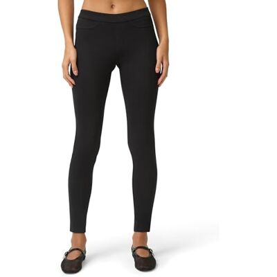 No Nonsense Women's Classic Denim Leggings with Real Back Pockets, Elastic Waist, High Waisted Stretchy & Trendy Jeans Black XX-Large No Nonsense Women's Classic Denim Leggings with Real Back Pockets, Elastic Waist, High Waisted Stretchy & Trendy Jeans Black XX-Large