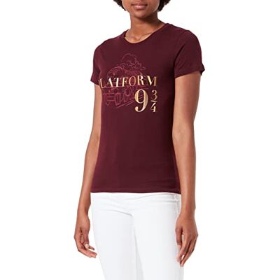 Harry Potter T-shirt för kvinnor, Bordeaux, XL Harry Potter T-shirt för kvinnor, Bordeaux, XL