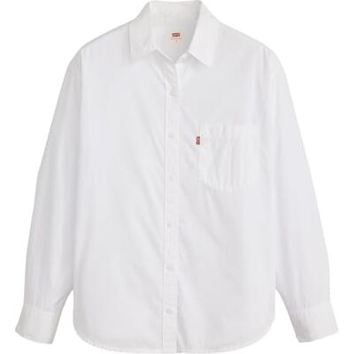 Levi's Harlie New Bf Shirt Bright White, Ljus vit, XL Levi's Harlie New Bf Shirt Bright White, Ljus vit, XL