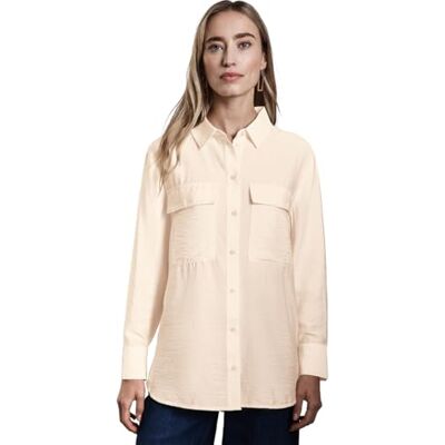 Street One Relaxed Fit blus, Lucid White, 46 Street One Relaxed Fit blus, Lucid White, 46