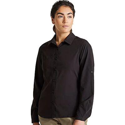 Craghoppers kvinnors expert kvinnors kiwi långärmad skjorta button-down-skjorta (paket med 1) Craghoppers kvinnors expert kvinnors kiwi långärmad skjorta button-down-skjorta (paket med 1)