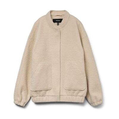 VERO MODA Vmamber Elite Bomberjacka Noos bomberjacka, Havregryn, XXL VERO MODA Vmamber Elite Bomberjacka Noos bomberjacka, Havregryn, XXL