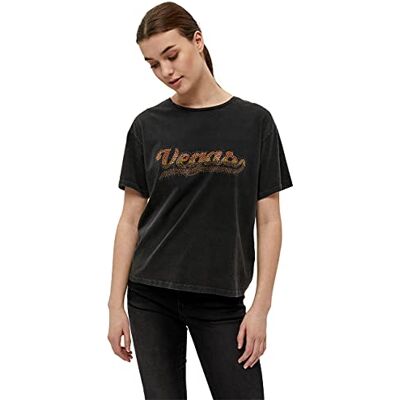 DESIRES Gal T-shirt för kvinnor, 9 000 svart, XS DESIRES Gal T-shirt för kvinnor, 9 000 svart, XS