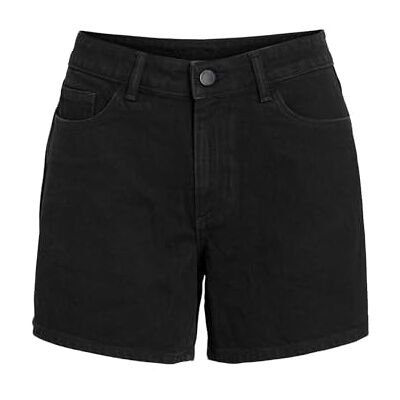 Vila Vijaf Rw Denim Shorts Noos, Svart denim, 44 Vila Vijaf Rw Denim Shorts Noos, Svart denim, 44