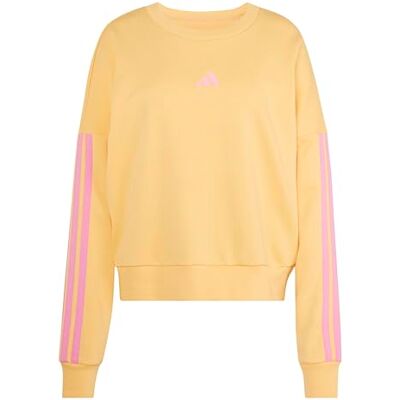 adidas Kobiety ESSENTIALS 3-STRIPES FRENCH TERRY SWEATSHIRT, Semi Ice Tangerine/st tropic bloom, XL adidas Kobiety ESSENTIALS 3-STRIPES FRENCH TERRY SWEATSHIRT, Semi Ice Tangerine/st tropic bloom, XL