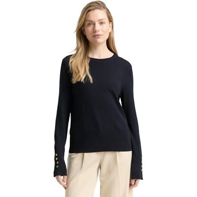 TOM TAILOR damtröja, 10668 – himmelskaptensblå, 3XL TOM TAILOR damtröja, 10668 – himmelskaptensblå, 3XL