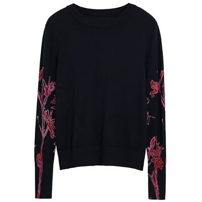 Desigual Repris_Jers_Seductive Sweatshirt för kvinnor, svart, L Desigual Repris_Jers_Seductive Sweatshirt för kvinnor, svart, L