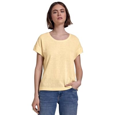 Street One Studio Linne-look skjorta, Blend Yellow, 46 Street One Studio Linne-look skjorta, Blend Yellow, 46