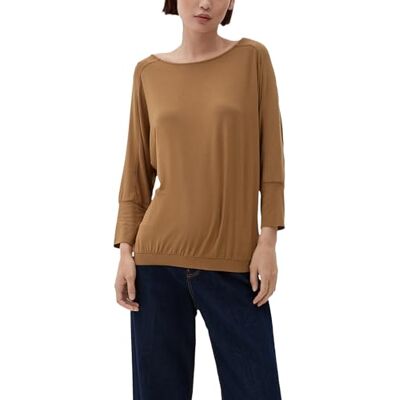 s.Oliver Kvinnors 2122260 T-shirt 3/4 arm, brun, 40 s.Oliver Kvinnors 2122260 T-shirt 3/4 arm, brun, 40