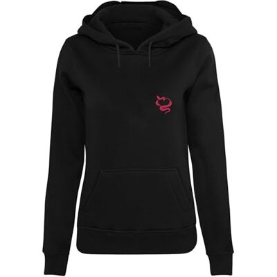 Tee Dam huvtröja Snakes Heart Hoody, avslappnad huvtröja med ryggtryck, normal passform, storlekar XS – 5XL, svart, M Tee Dam huvtröja Snakes Heart Hoody, avslappnad huvtröja med ryggtryck, normal passform, storlekar XS – 5XL, svart, M