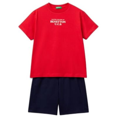 United Comp(T-Shirt+Short), Röd, 130 United Comp(T-Shirt+Short), Röd, 130