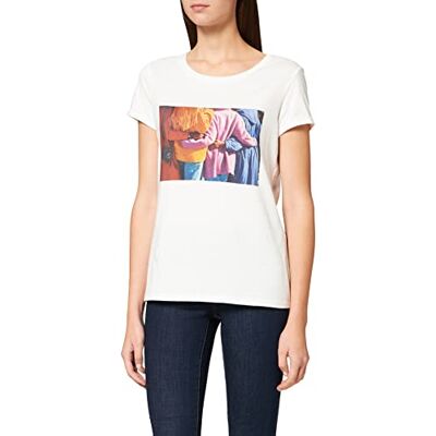 Comma dam T-shirt Kurzarm T-tröja Comma dam T-shirt Kurzarm T-tröja